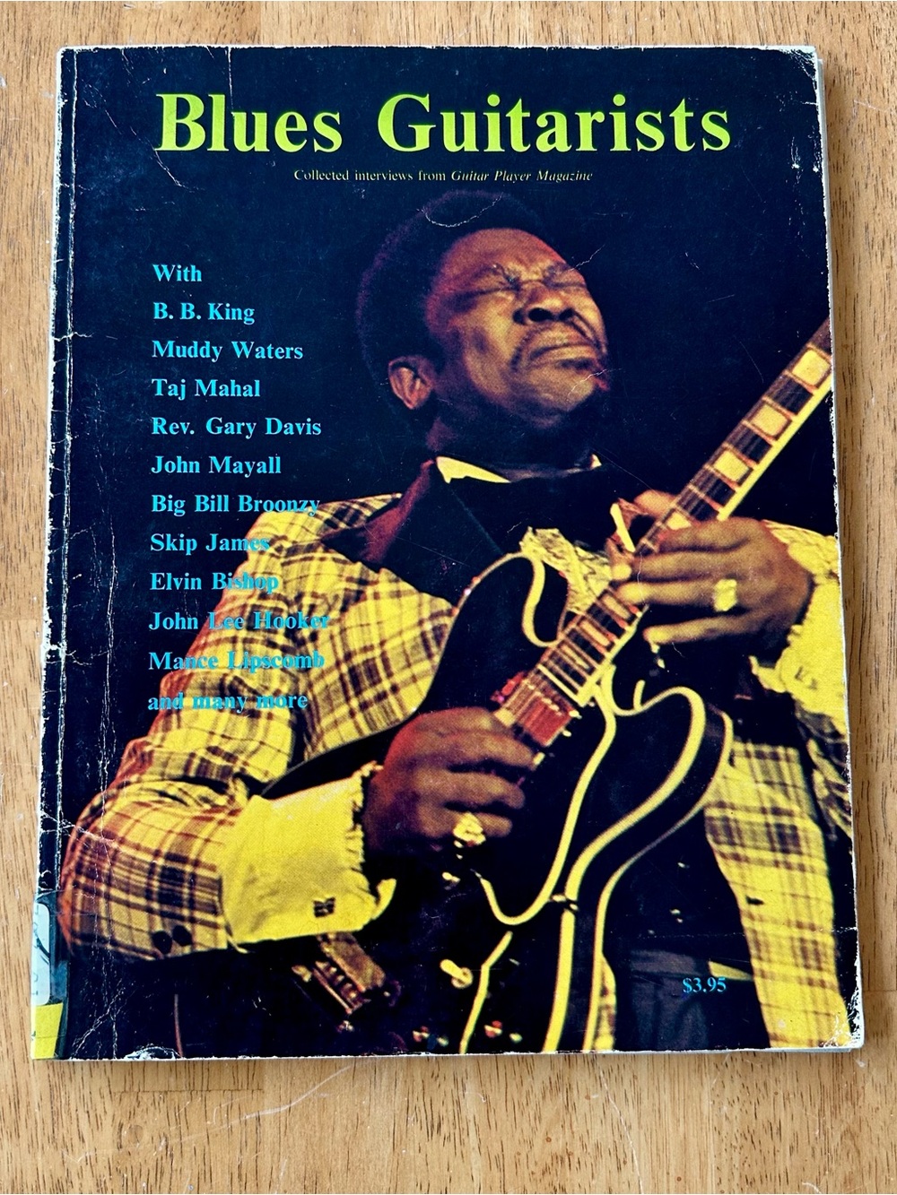 Vintage 1970s Blues Guitarists Book BB King Buddy Guy Johnny Winter Muddy Waters